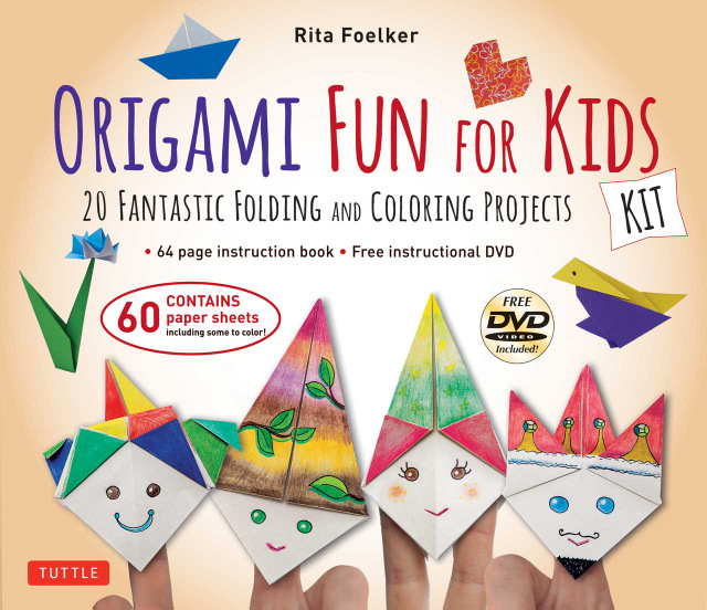 Origami Fun for Kids Kit, Chinese Books, Art Books, Arts & Crafts