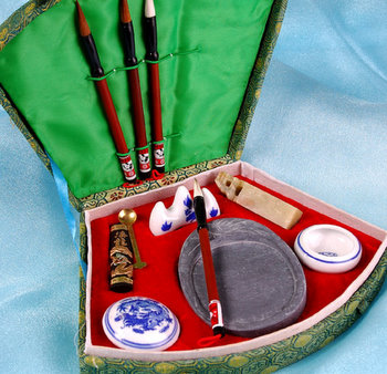 Brush Ink Stone Set for Children, Arts & Crafts