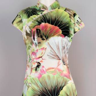 Flower Silk Dress | Chinese Apparel | Women | Women's Dresses
