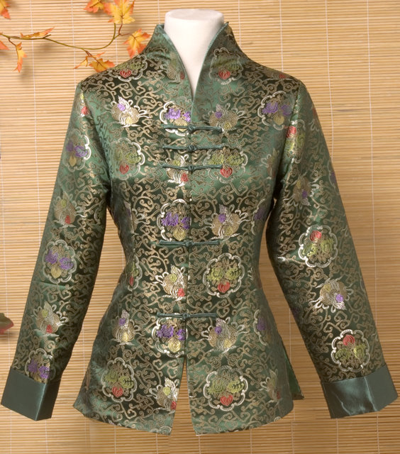 Fortune Flower Brocade Jacket | Chinese Apparel | Women | Shirts & Jackets