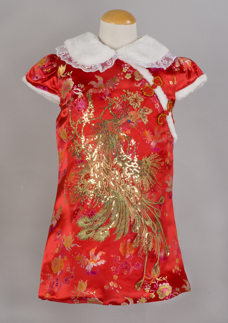 Padded Phoenix Mandarin Dress | Chinese Apparel | Kids | Dresses & Skirts